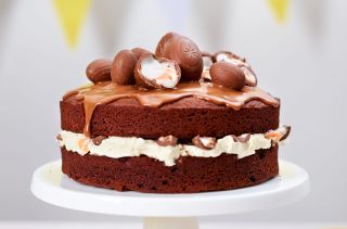Chocolate Creme Egg cake