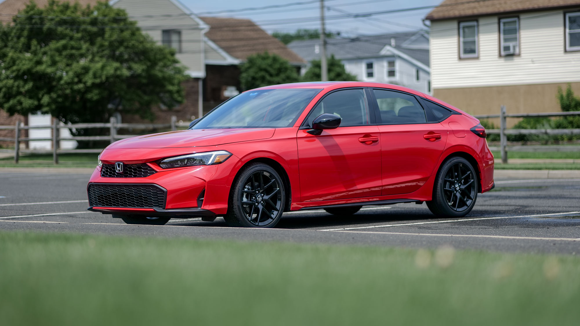 2025 Honda Civic Sport Hatchback Hybrid test drive.