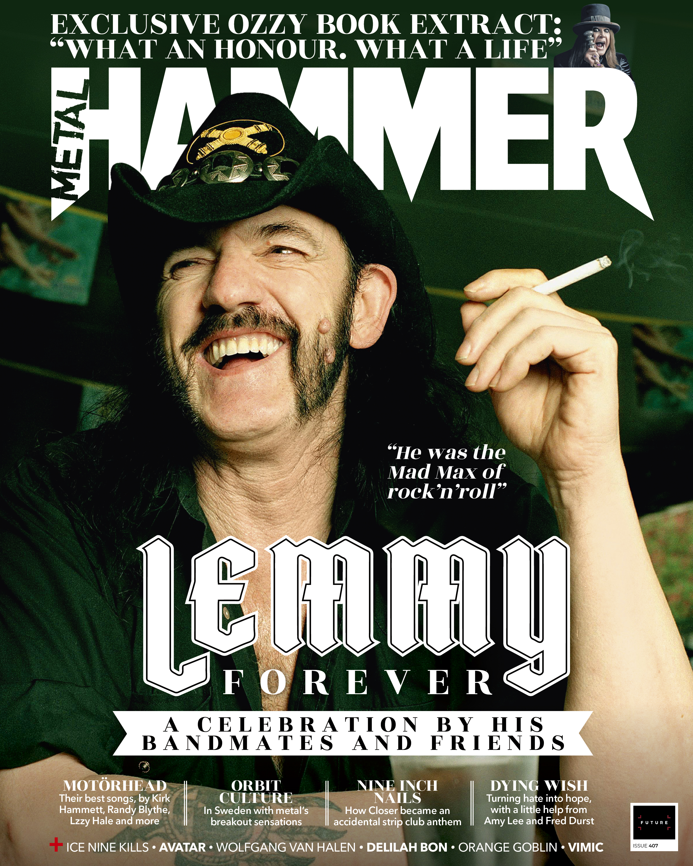 Metal Hammer issue 407 Lemmy Issue cover
