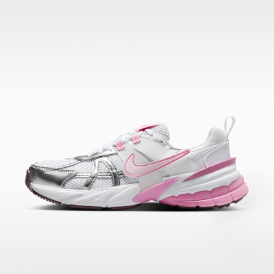 Nike V2k Run Women's Shoes With Reflective Accents - White/light Magenta/pearl Pink/pink Foam - Size 5
