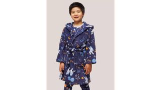 Kids' Space Printed Fleece Robe - a choice for the best kid'd dressing gowns