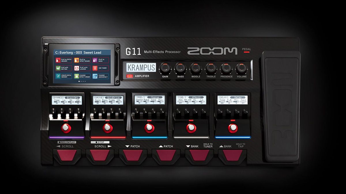 Zoom G11 multi-effects pedal and amp modeler