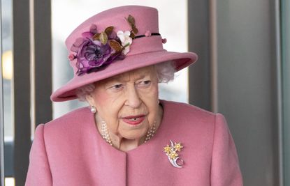 Queen Elizabeth II attends the opening ceremony of the sixth session of the Senedd at The Senedd
