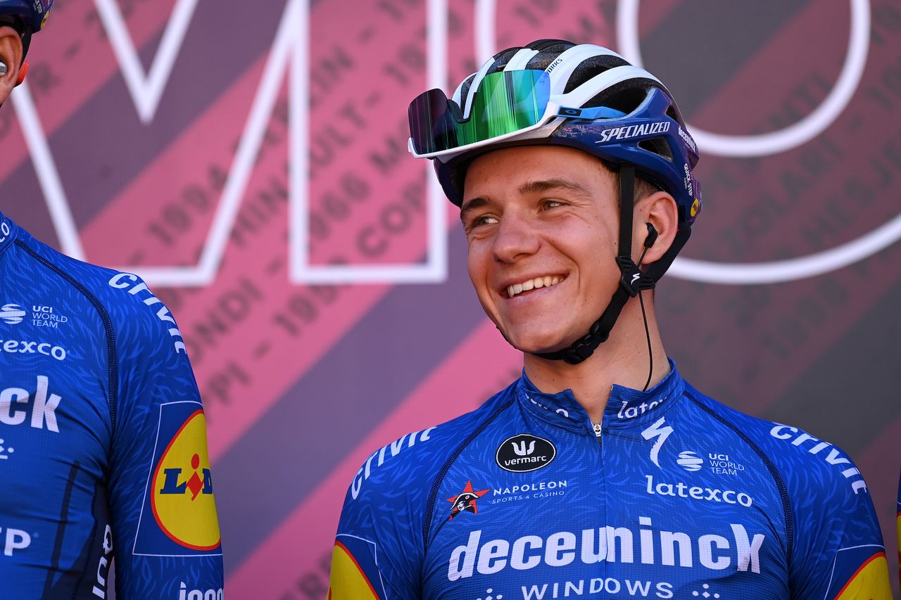 Remco Evenepoel at the 2021 Giro d&#039;Italia