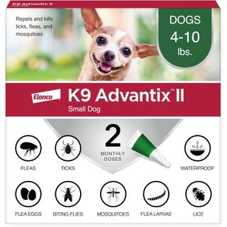 K9 Advantix II Flea and Tick Prevention for Small Dogs