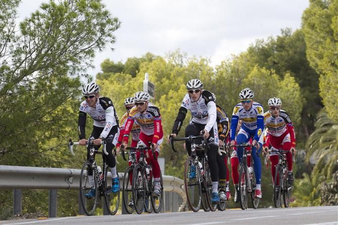 Current and future members of Sunweb-Napoleon Games put in the miles at a training camp in Calpe, Spain
