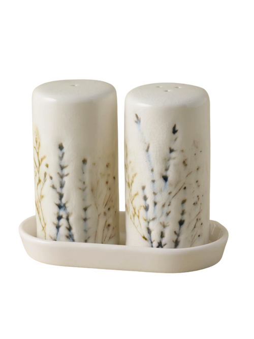 Pressed Floral Salt & Pepper Set