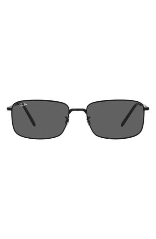 57mm Rectangular Sunglasses