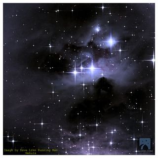 Runnng Man Nebula Slooh Space Camera Larkin