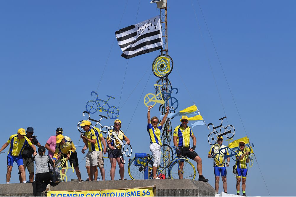Fans during stage 5 at the Tour de France