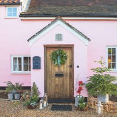 grade ll listed suffolk cottage pink porch