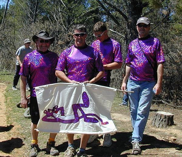 The Pink Panters - silly team names are a 24 hour racing feature