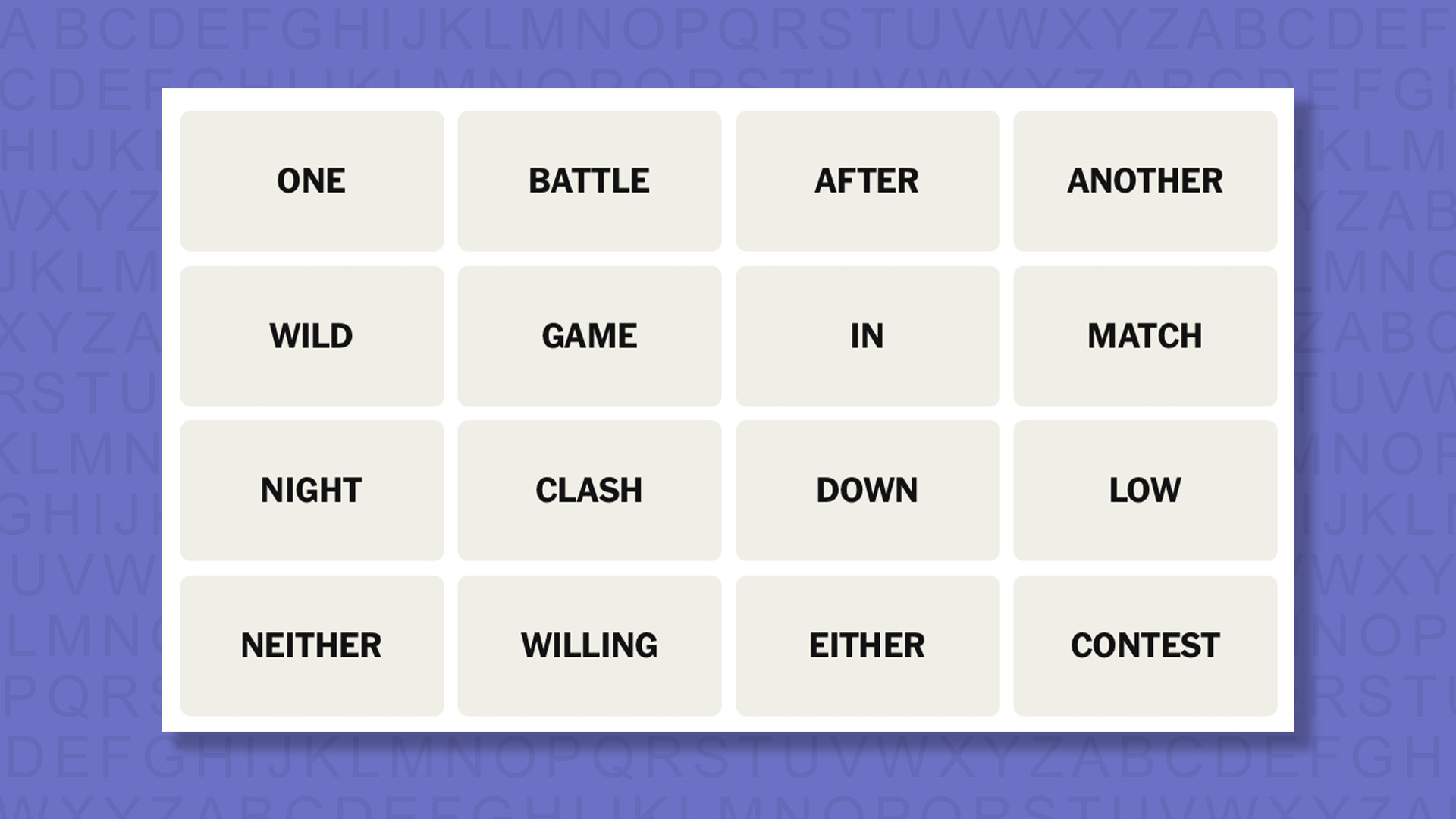 NYT Connections hints for game 1031 on a purple background