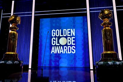 The Golden Globes stage on Sunday night.