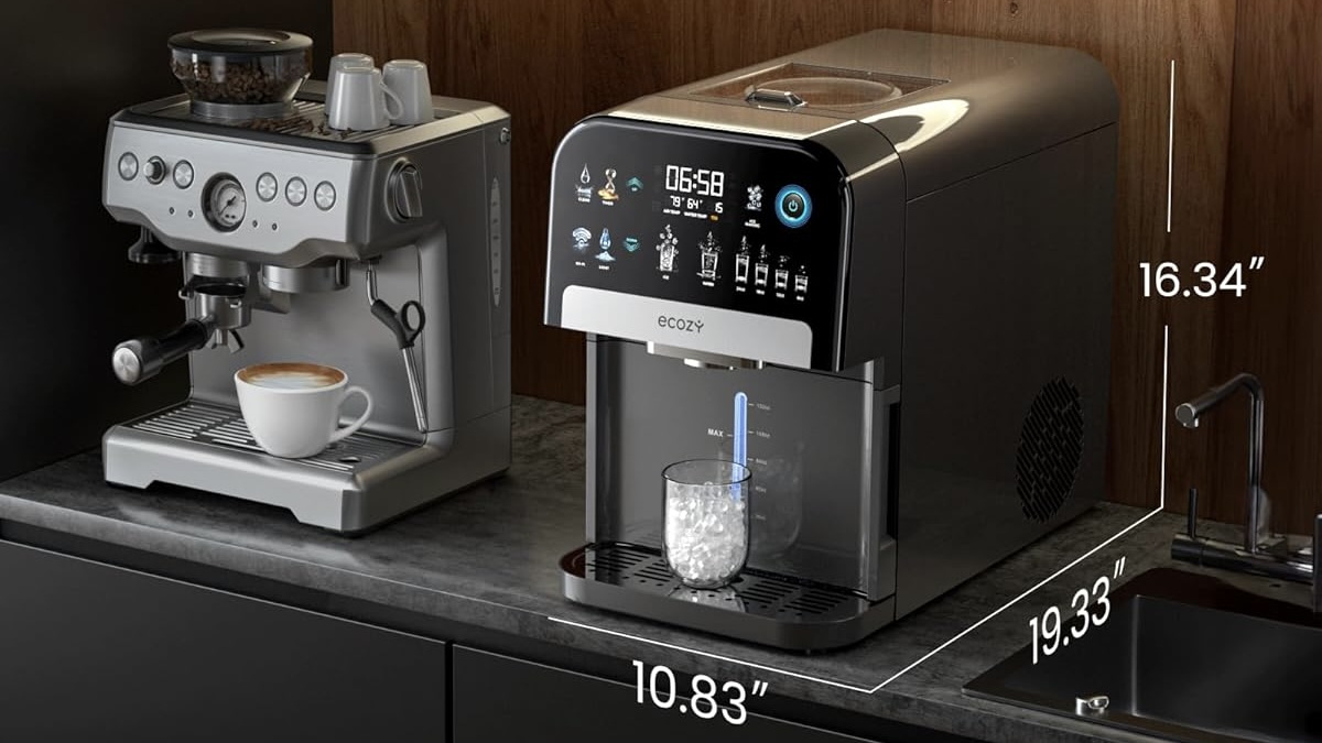 Ecozy Ice Maker with Water Dispenser
