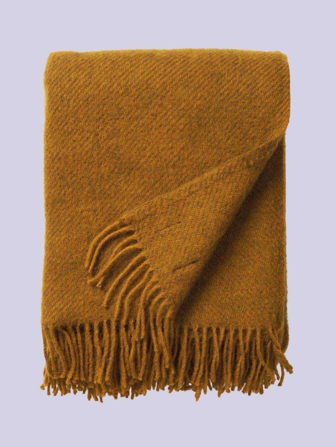 Klippan Yllefabrik, Gotland Wool Throw in Brown