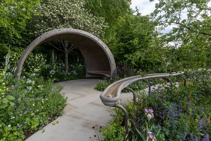 Parkinson&rsquo;s UK &ndash; A Garden for Every Parkinson&rsquo;s Journey. Designed by Arit Anderson. Show Garden. RHS Chelsea Flower Show 2026. Site no. 320