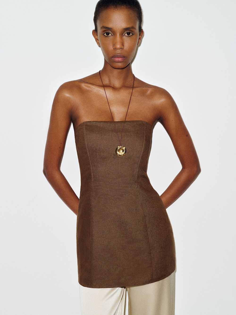 Aurina Linen Top