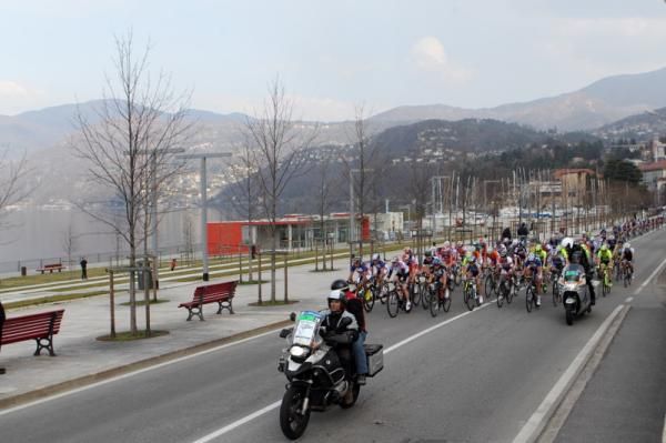 Lago Maggiore, a flat part of the race....