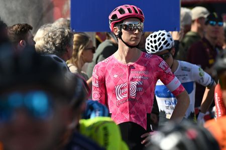 Neilson Powless of EF Education-EasyPost on a stage start at 2025 Volta ao Algarve