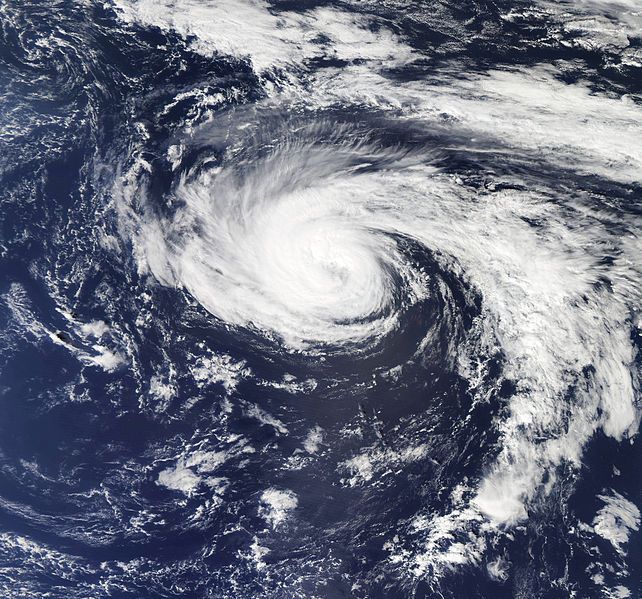 Hurricane Nadine on Sept. 30. On Oct. 1., 2012, it was downgraded to a tropical storm. 