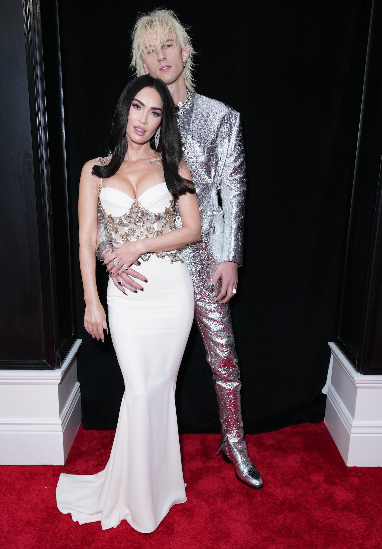 Megan Fox and MGK at the 2023 Grammys