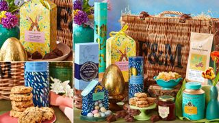 The Easter Hamper by Fortnum and Mason with nine items inside