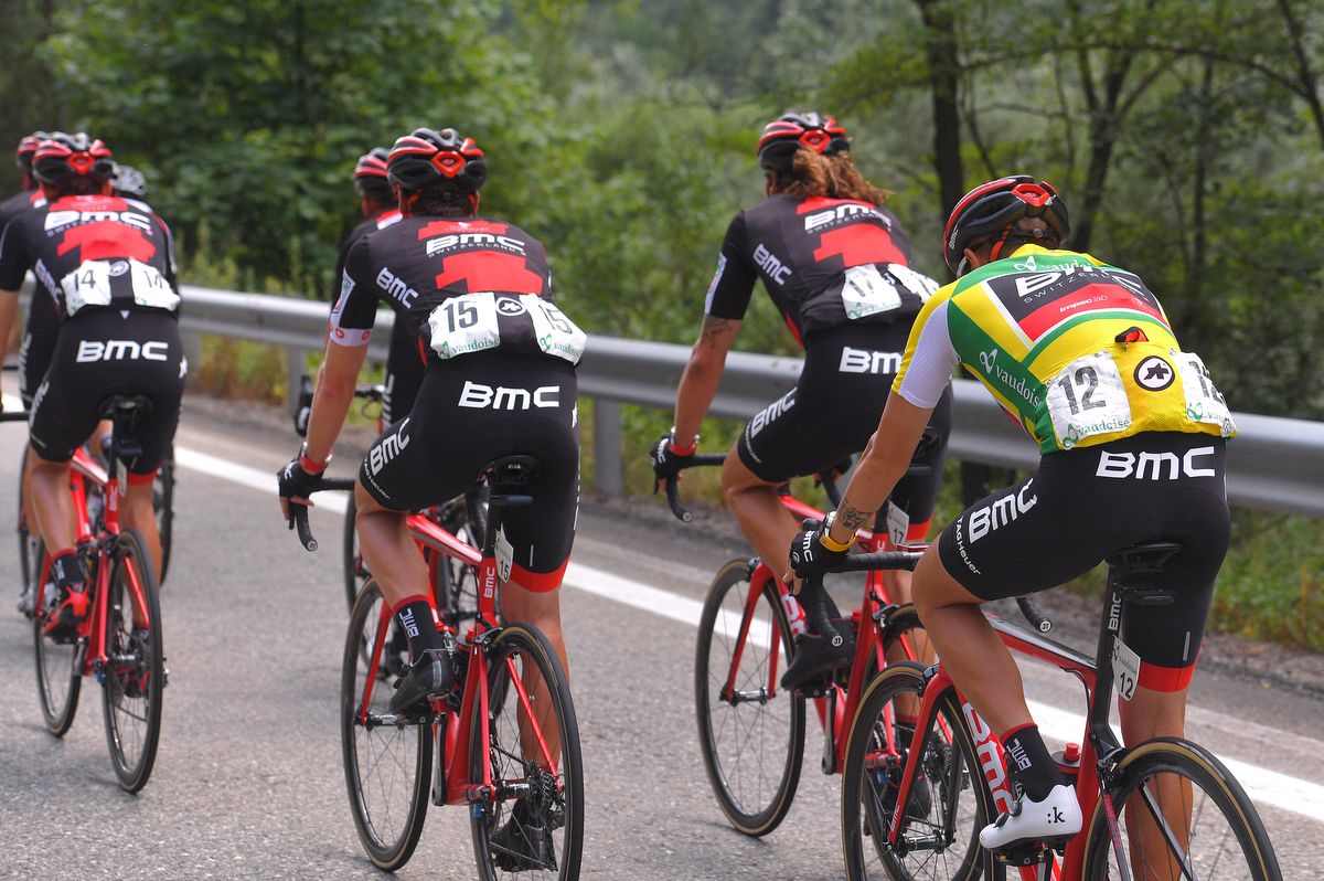 BMC Racing looks after Damiano Caruso
