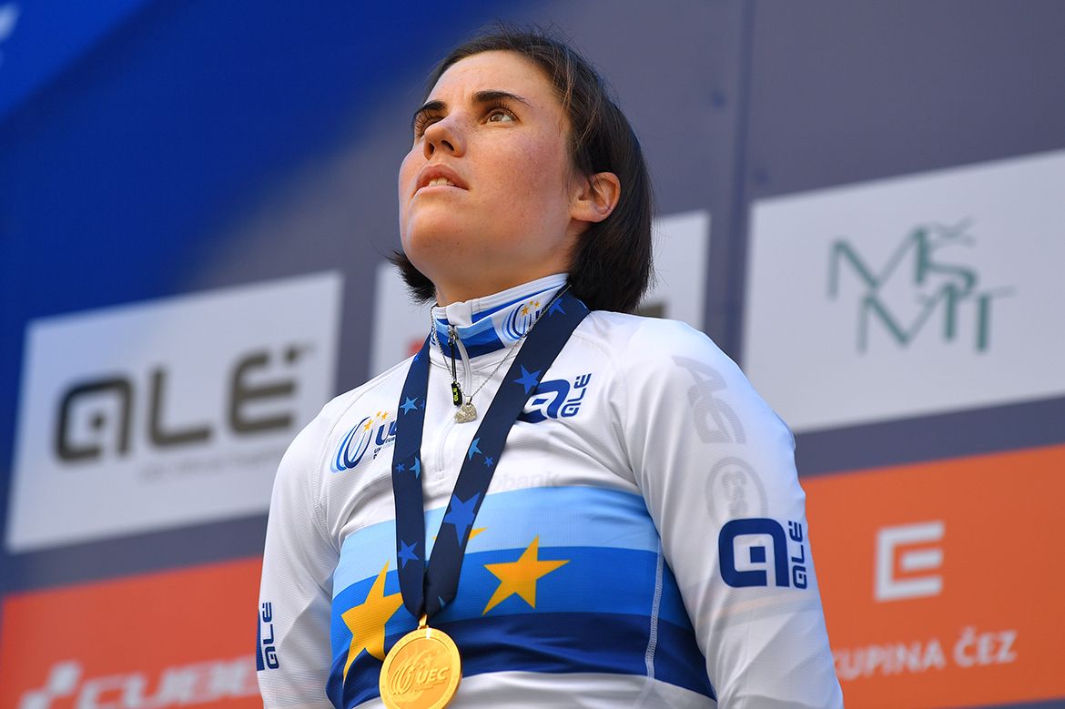 Sanne Cant won her third European title in Tabor.