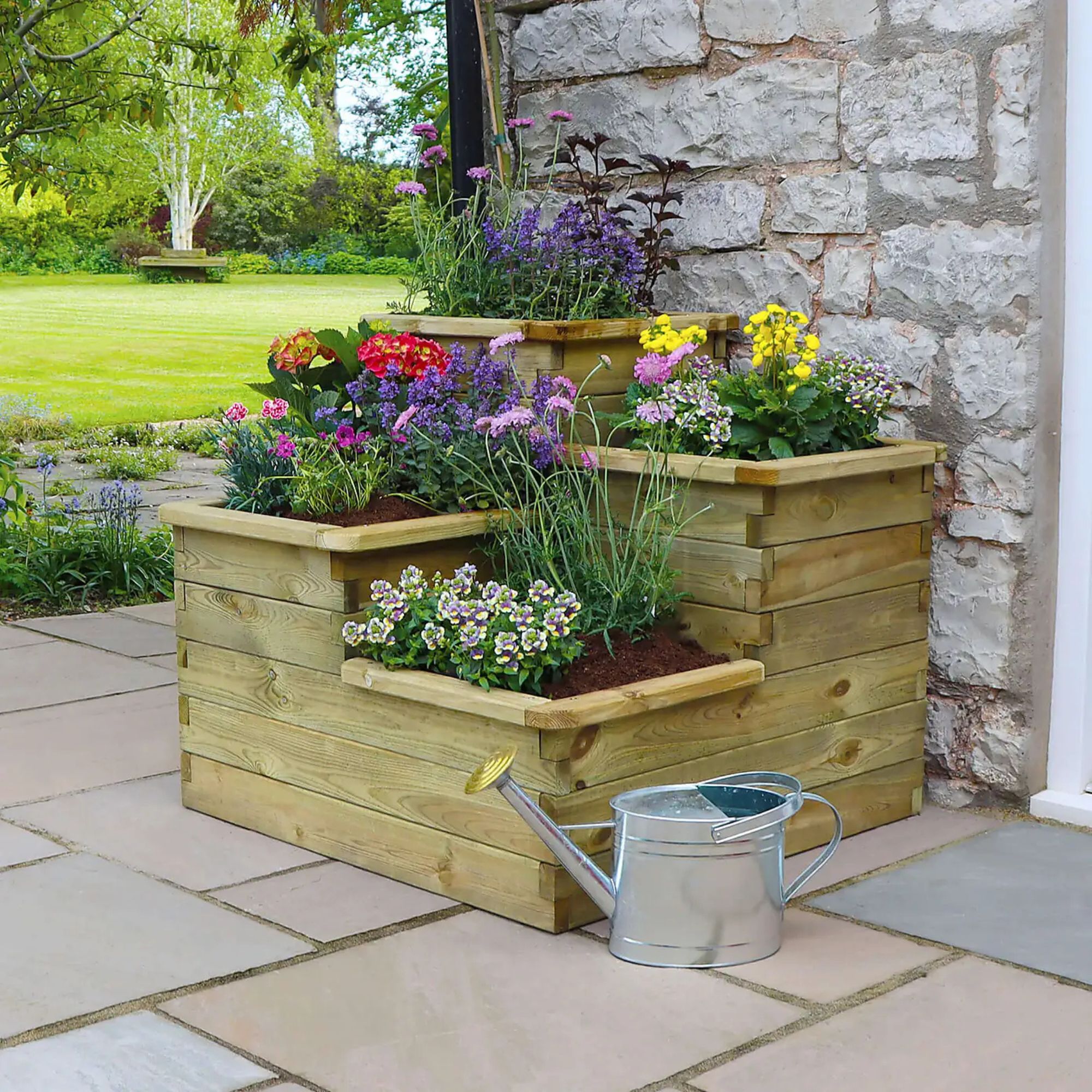 Zest 4 Tier Raised Flower Bed
