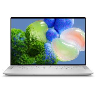 Dell XPS 14 laptop with screen open