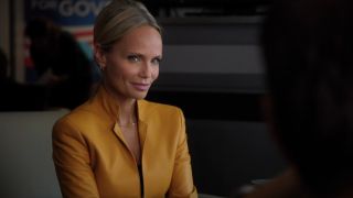 Kristin Chenoweth looking and smirking on The Good Wife.