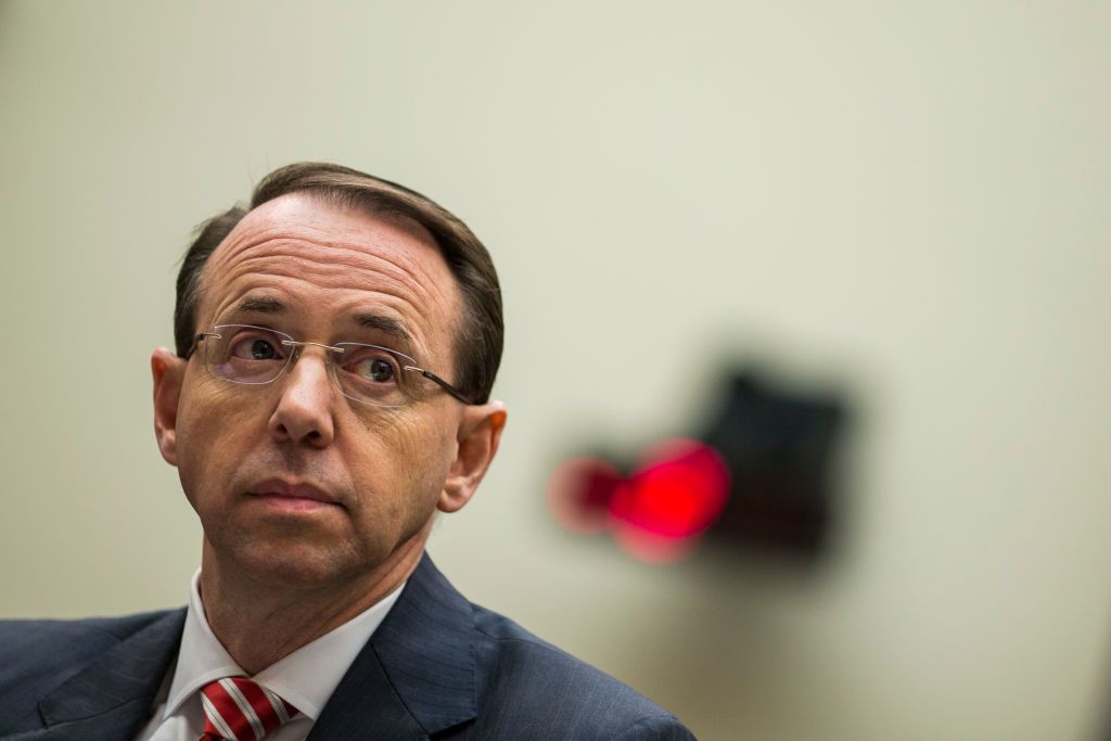 Deputy Attorney General Rod Rosenstein