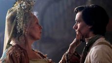 Olivia Colman as Miss Havisham and Fionn Whitehead as Pip in Great Expectations  