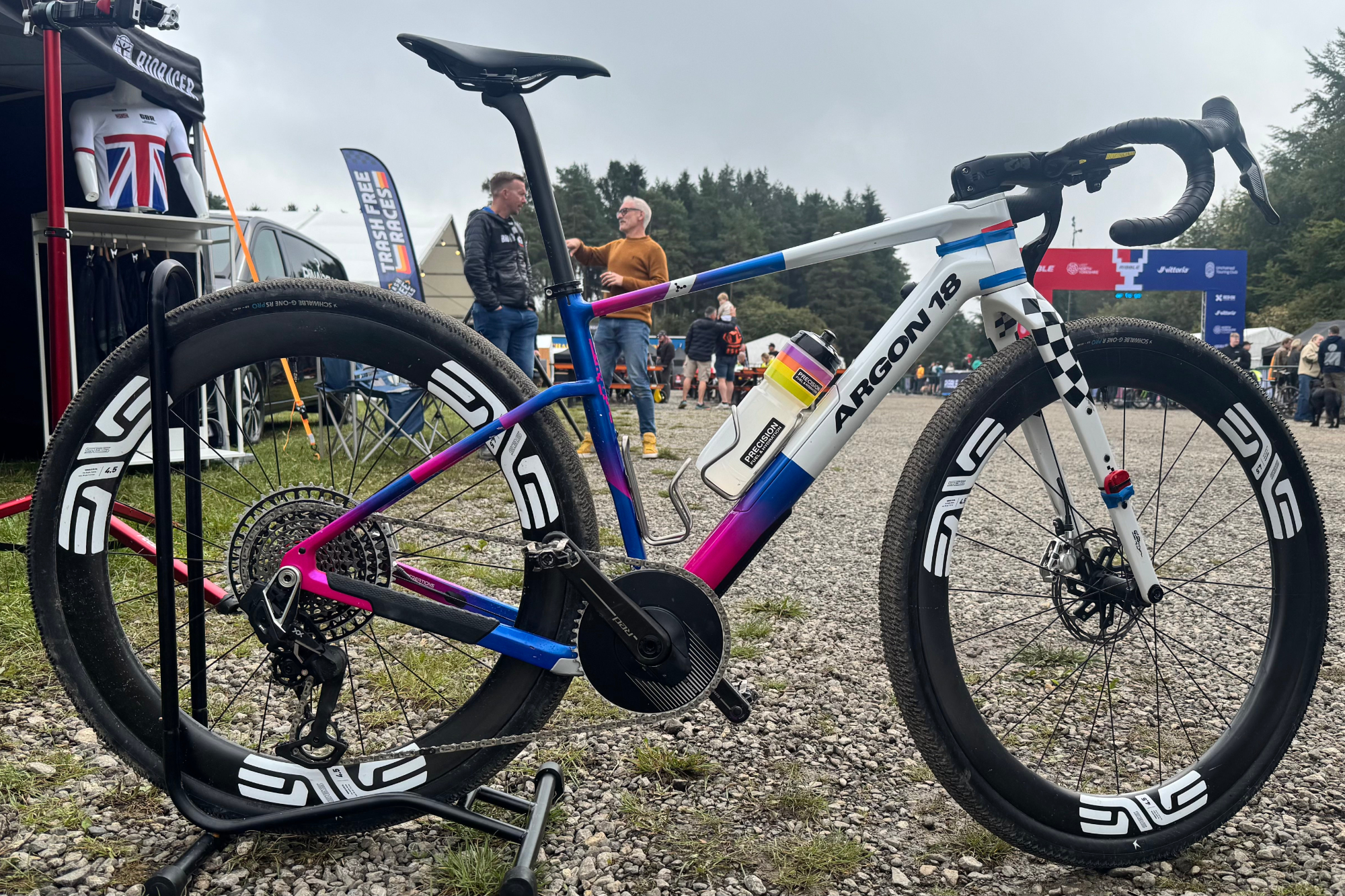 Danny Shrosbree&#039;s Argon 18 Dark Matter gravel bike
