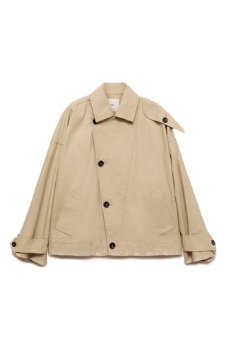 Julia Asymmetric Trench Coat