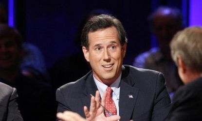 Conservative Rick Santorum's campaign is robo-calling Michigan Democrats with a message that is "supported by hardworking Democratic men and women, and paid for by Rick Santorum."