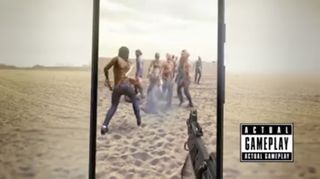 A still of what fighting zombies in AR will look (Credit: Walking Dead: Our World)