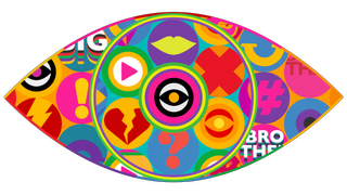 Big Brother 2023's colourful logo featuring the iconic eye