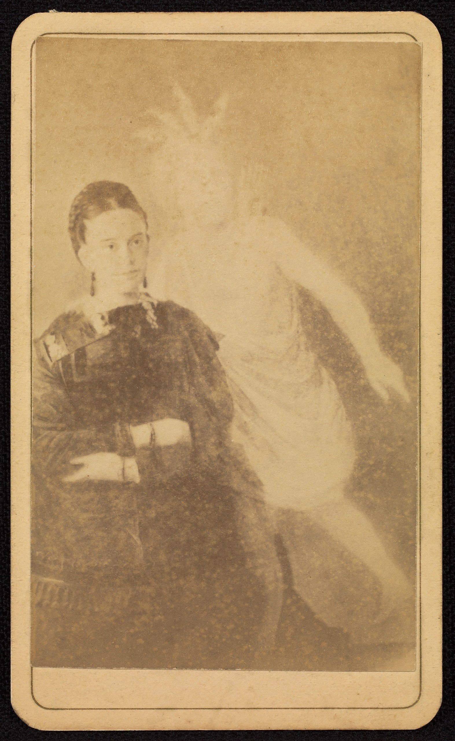 A spirit photograph by William H. Mumler