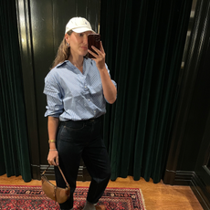 Anna LaPlaca wearing Polo Ralph Lauren outfits styled by AI stylist Ask Ralph