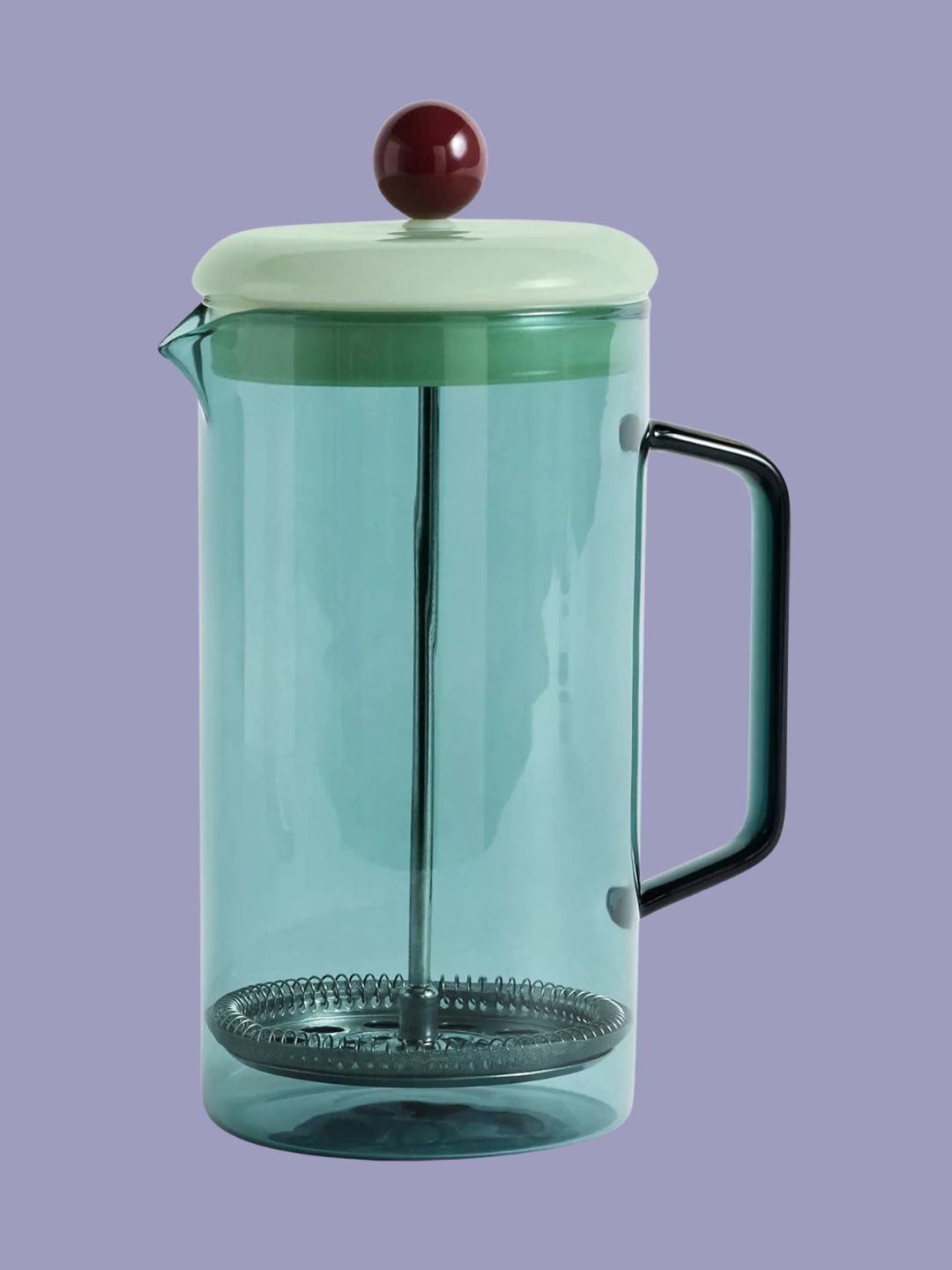 HAY, Tinted Borosilicate-Glass French Press 1l