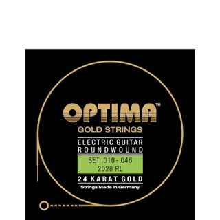 Best electric guitar strings: Optima 24K Gold Plated