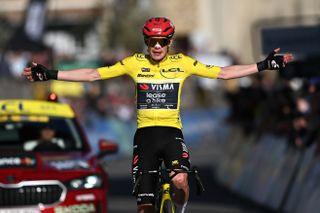 Paris-Nice: Jonas Vingegaard launches 20km solo attack for impressive stage 5 victory, extends already massive GC lead