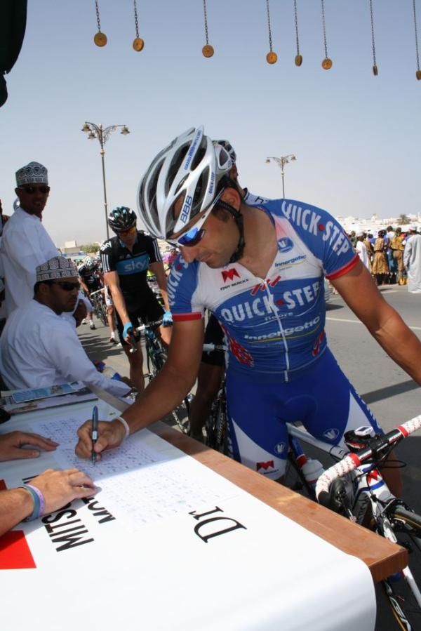 Francesco Chicchi (Quick Step) sign on