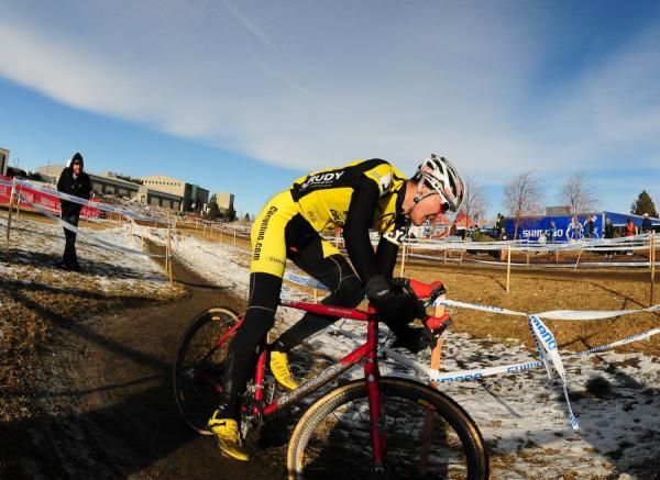 Brady Kappius (U. Colorado Boulder) riding third.