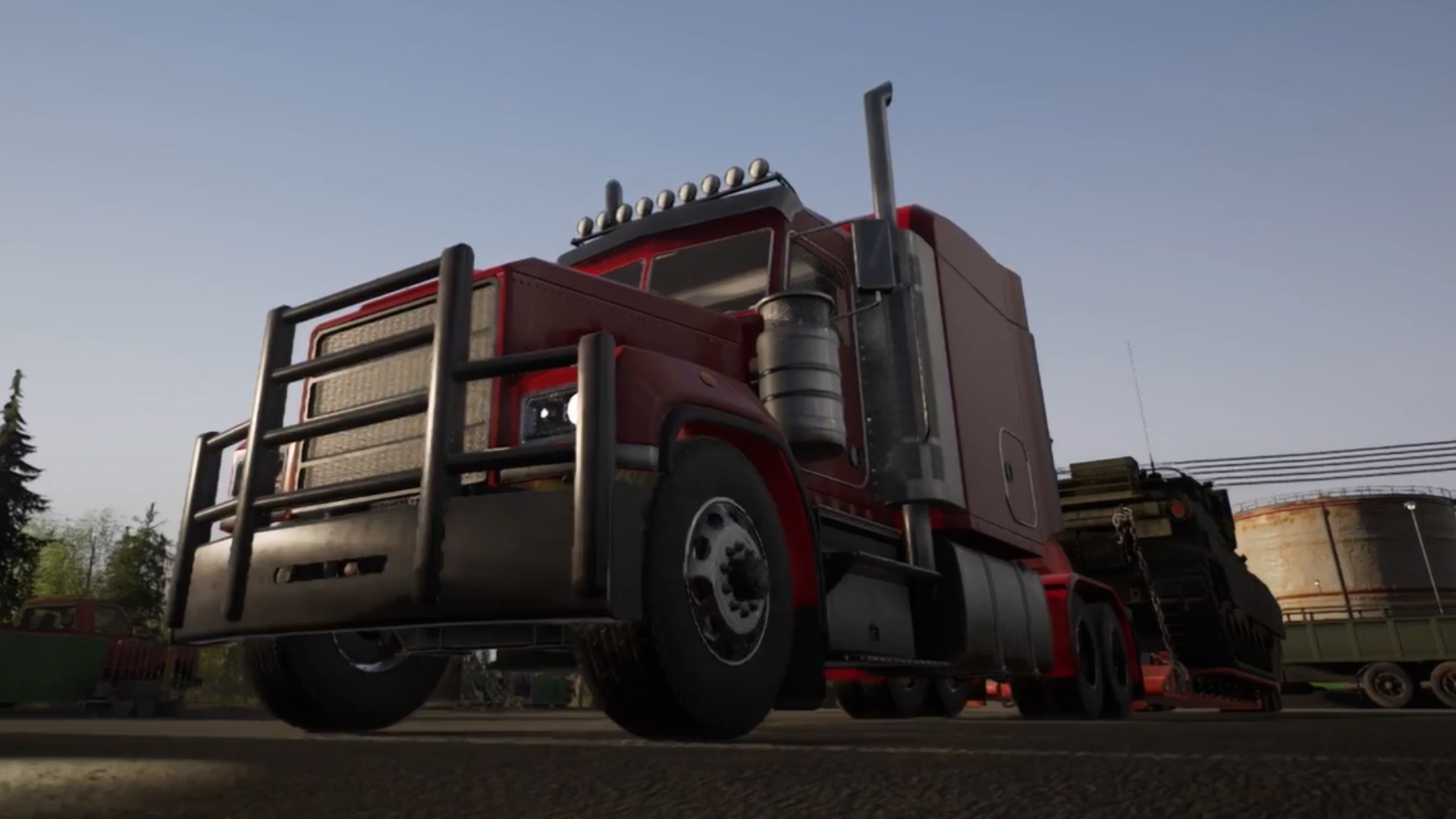 Be the trucker and not the truck in the simulator game Alaskan Road ...