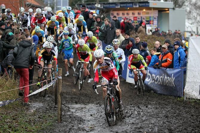 Kevin Pauwels (Sunweb-Napoleon Games) puts in an early effort
