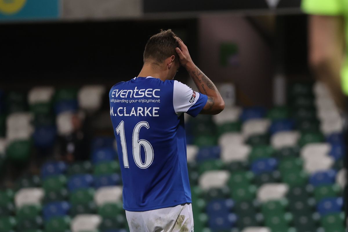 Linfield v RFS – UEFA Europa Conference League – Play Offs – Second Leg – Windsor Park