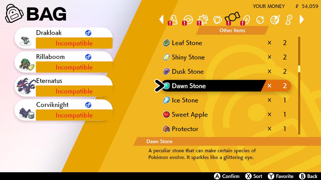 Pokemon Sword And Shield Dawn Stone Evolutions How To Get Froslass And Gallade Gamesradar - roblox pokemon battle how to get mega stone